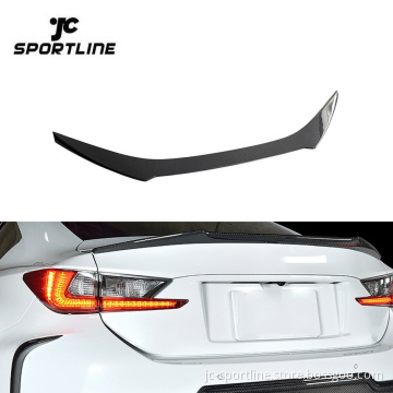 Carbon Fiber Rear Spoiler Wing for Lexus RC-F 2015+